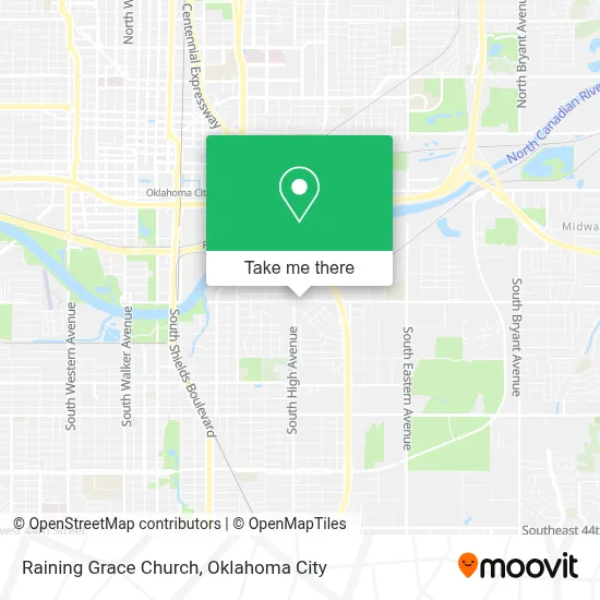 Raining Grace Church map