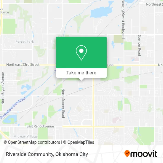 Riverside Community map