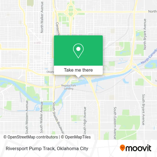 Riversport Pump Track map