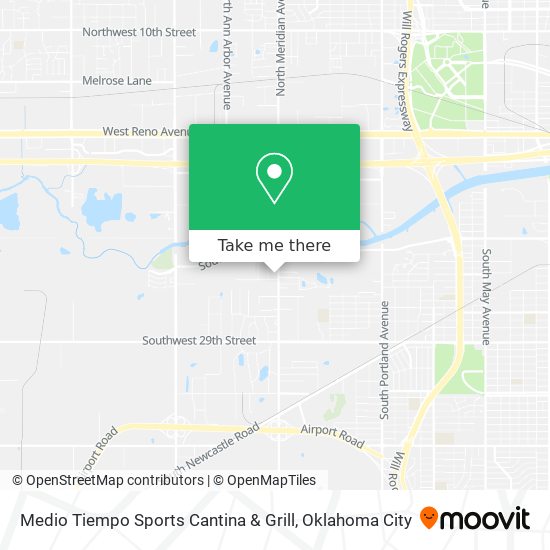 Mapa de Medio Tiempo Sports Cantina & Grill