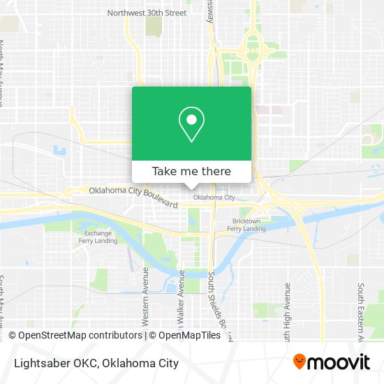 Lightsaber OKC map