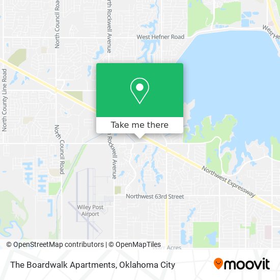 The Boardwalk Apartments map