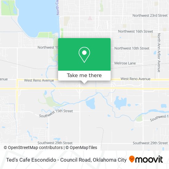 Mapa de Ted's Cafe Escondido - Council Road