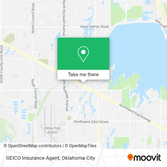 GEICO Insurance Agent map