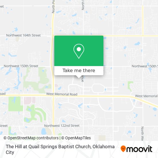 The Hill at Quail Springs Baptist Church map