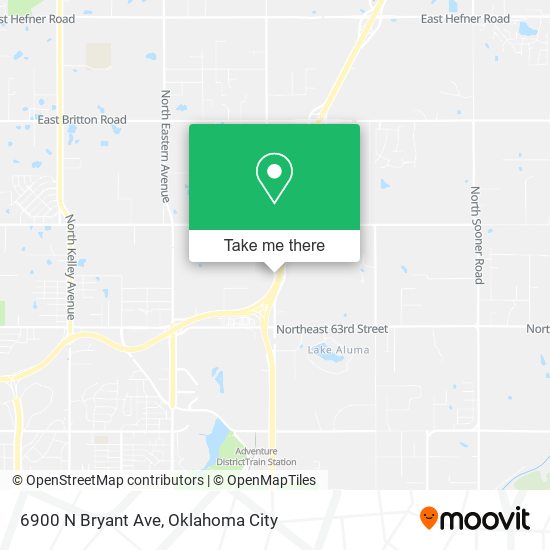 6900 N Bryant Ave map