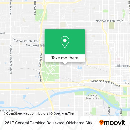 Mapa de 2617 General Pershing Boulevard