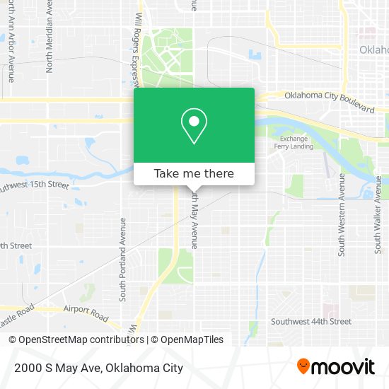 2000 S May Ave map