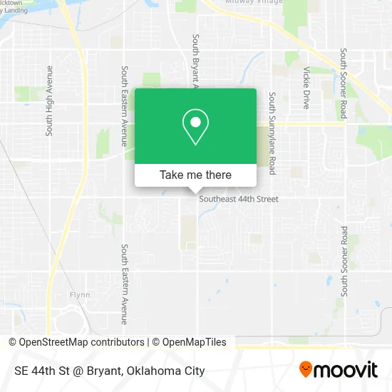 SE 44th St @ Bryant map