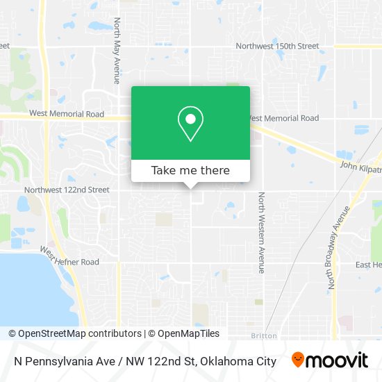 N Pennsylvania Ave / NW 122nd St map