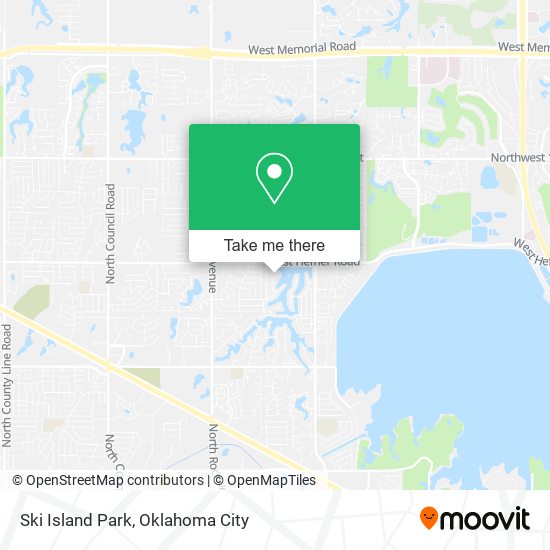 Ski Island Park map