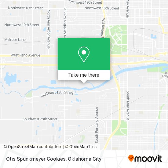 Otis Spunkmeyer Cookies map