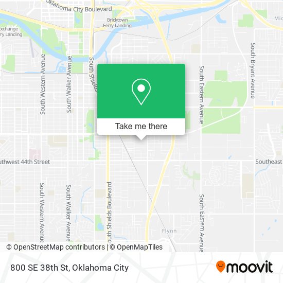 800 SE 38th St map