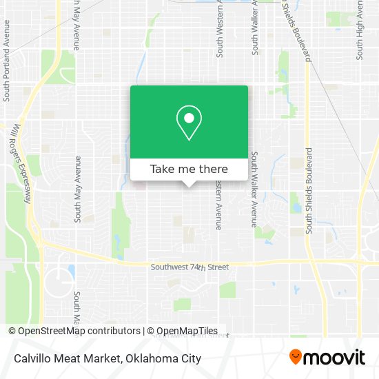 Calvillo Meat Market map