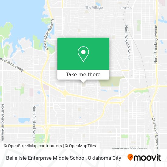 Belle Isle Enterprise Middle School map