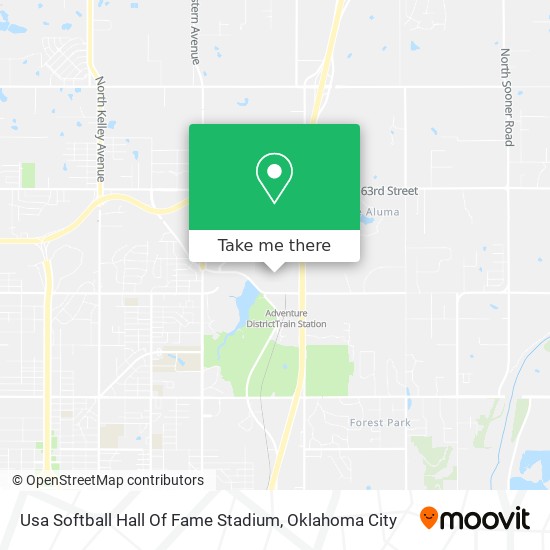 Usa Softball Hall Of Fame Stadium map