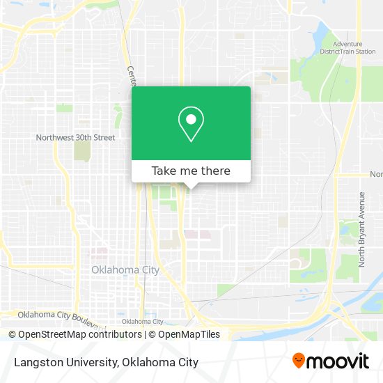 Langston University map