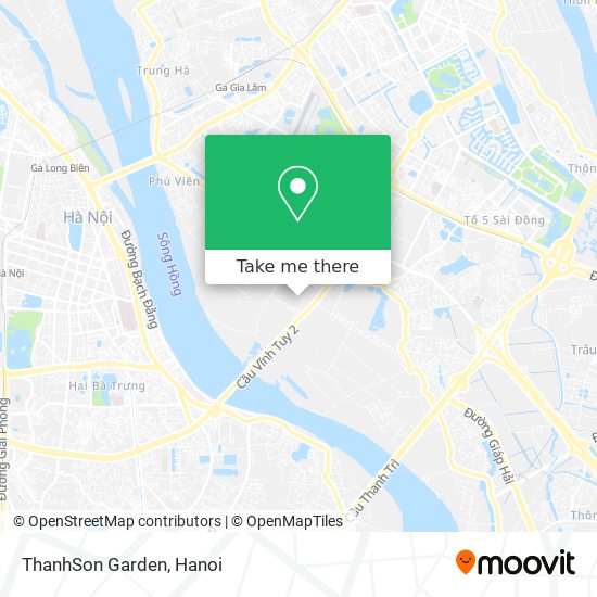 ThanhSon Garden map
