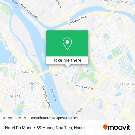 Hotel Du Monde, 89 Hoang Nhu Tiep map