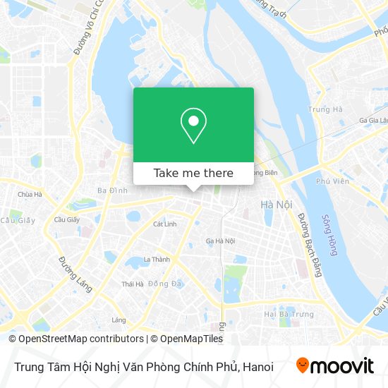 Trung Tâm Hội Nghị Văn Phòng Chính Phủ map