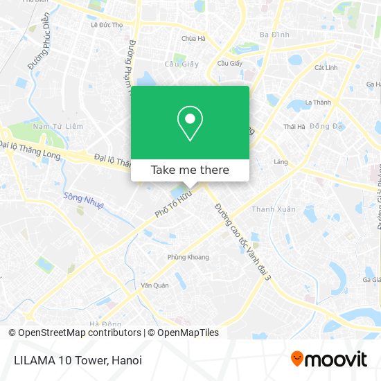 LILAMA 10 Tower map