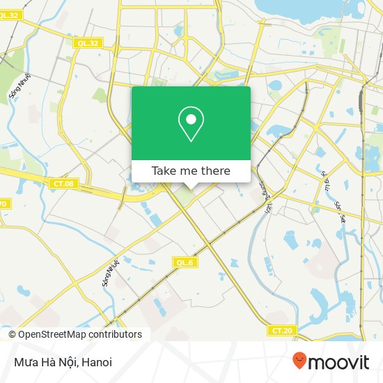 Mưa Hà Nội map