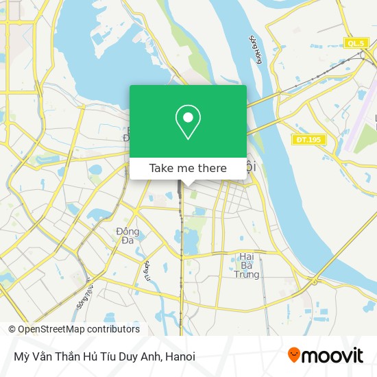 Mỳ Vằn Thắn Hủ Tíu Duy Anh map