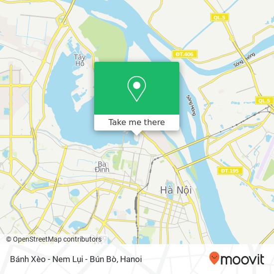 Bánh Xèo - Nem Lụi - Bún Bò map