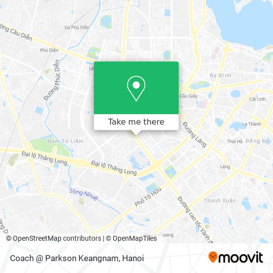 Coach @ Parkson Keangnam map