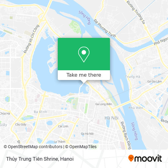 Thủy Trung Tiên Shrine map