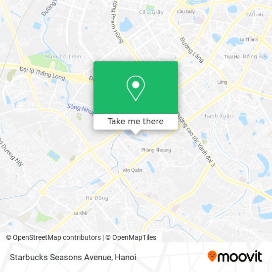 Starbucks Seasons Avenue map
