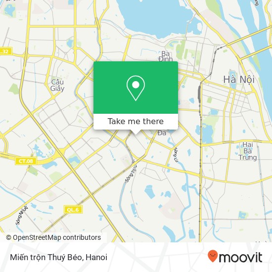 Miến trộn Thuý Béo map