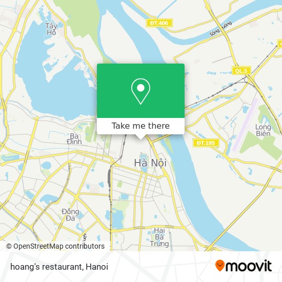 hoang's restaurant map