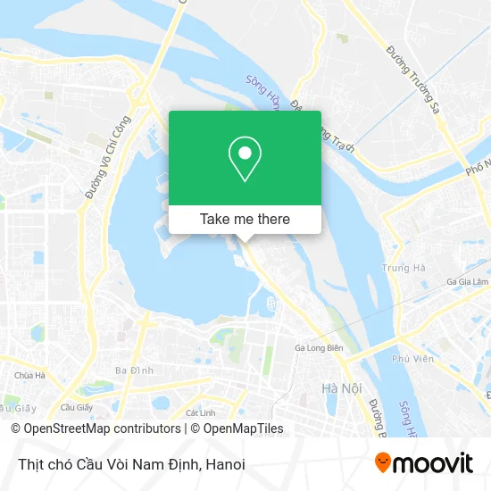 Thịt chó Cầu Vòi Nam Định map