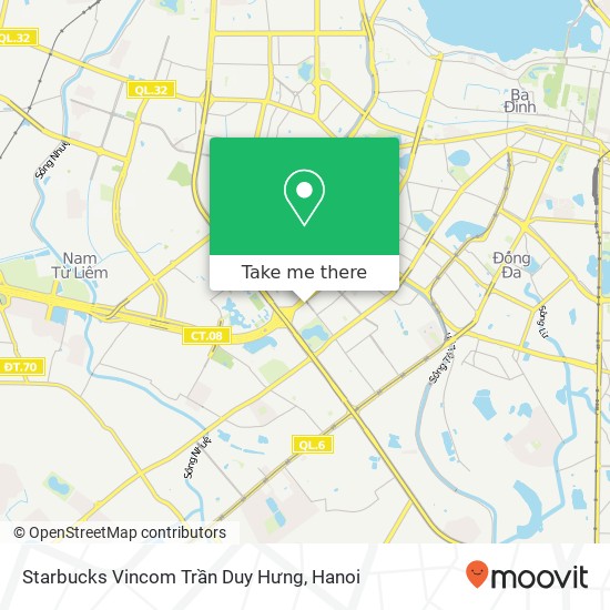 Starbucks Vincom Trần Duy Hưng map