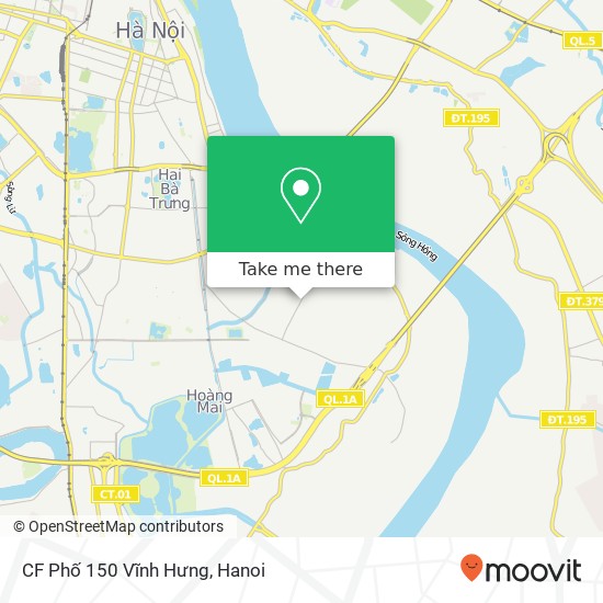 CF Phố 150 Vĩnh Hưng map