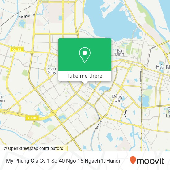 Mỳ Phùng Gia Cs 1 Số 40 Ngõ 16 Ngách 1 map