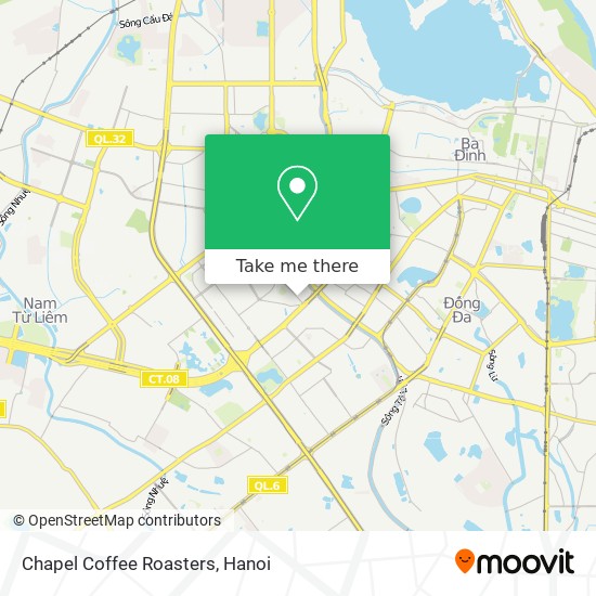 Chapel Coffee Roasters map