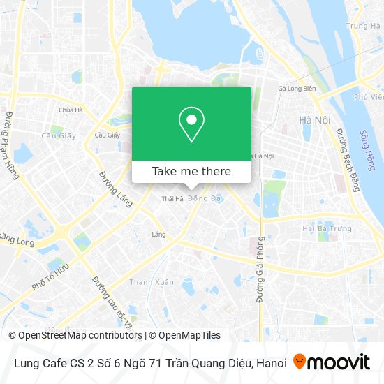 Lung Cafe CS 2 Số 6 Ngõ 71 Trần Quang Diệu map