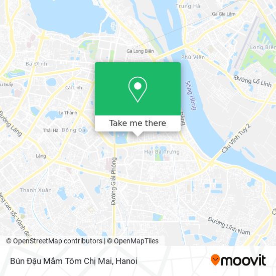 Bún Đậu Mắm Tôm Chị Mai map