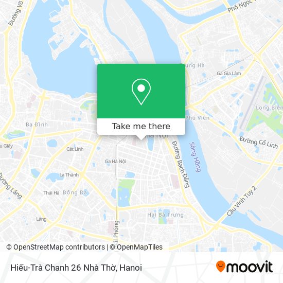 Hiếu-Trà Chanh 26 Nhà Thờ map