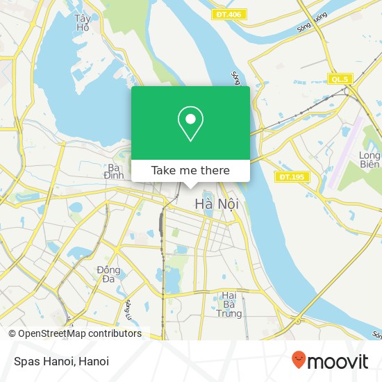 Spas Hanoi map