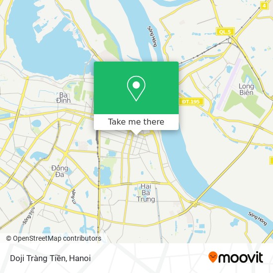 Doji Tràng Tiền map