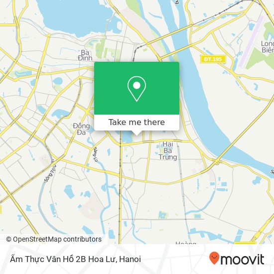 Ẩm Thực Vân Hồ 2B Hoa Lư map