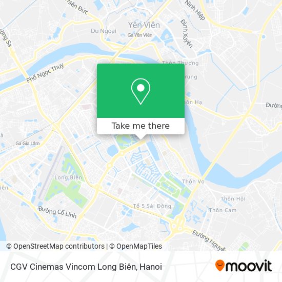 CGV Cinemas Vincom Long Biên map