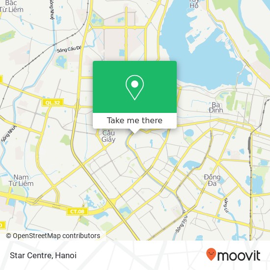 Star Centre map