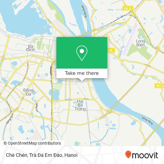 Chè Chén, Trà Đá Em Đào map