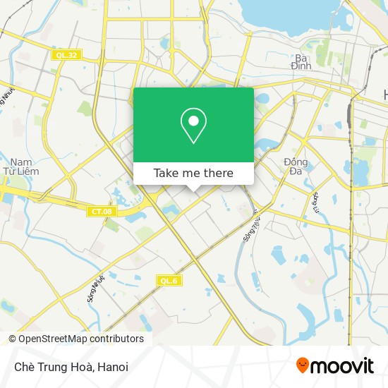 Chè Trung Hoà map