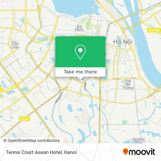 Tennis Court Asean Hotel map