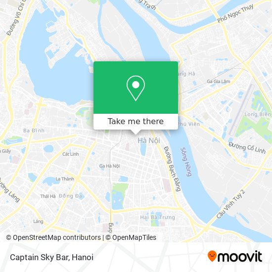 Captain Sky Bar map